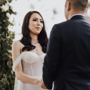 Victoria Park wedding ceremony at The Marquee