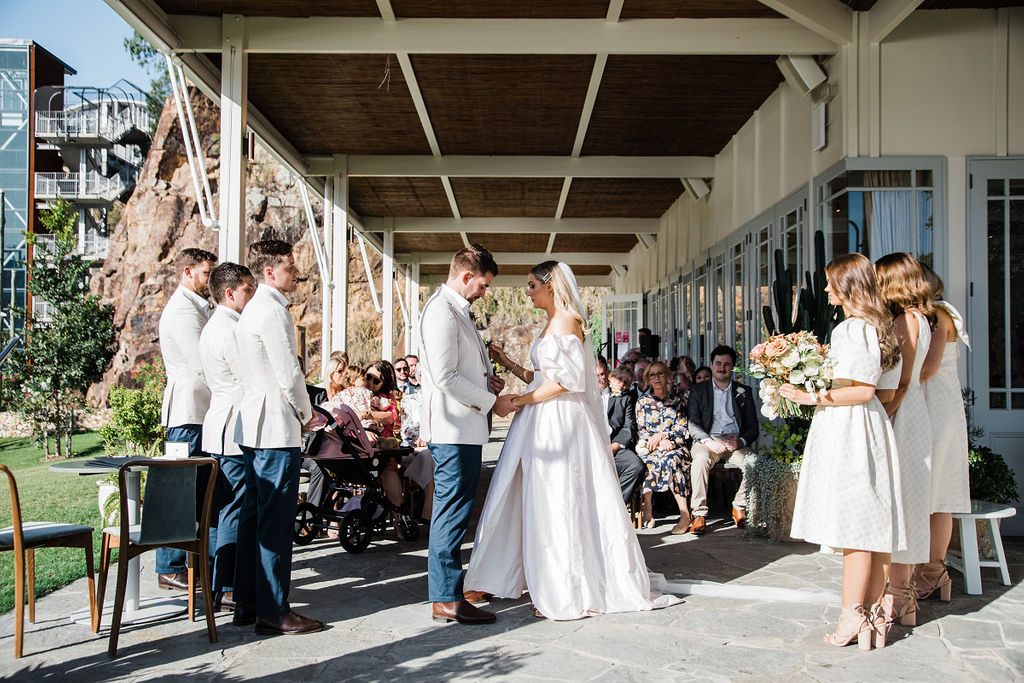 Bougainvillea House wedding ceremony