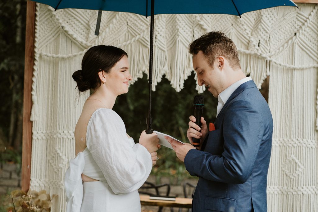 umbrella wedding