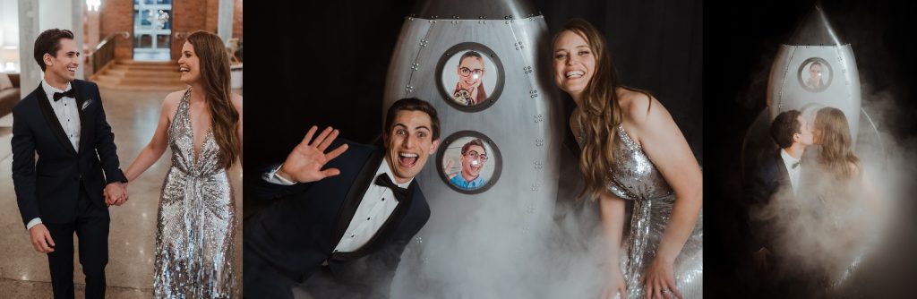 rocket themed wedding