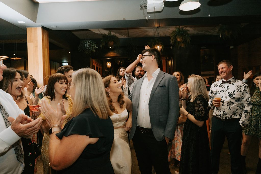 surprise wedding guest reaction