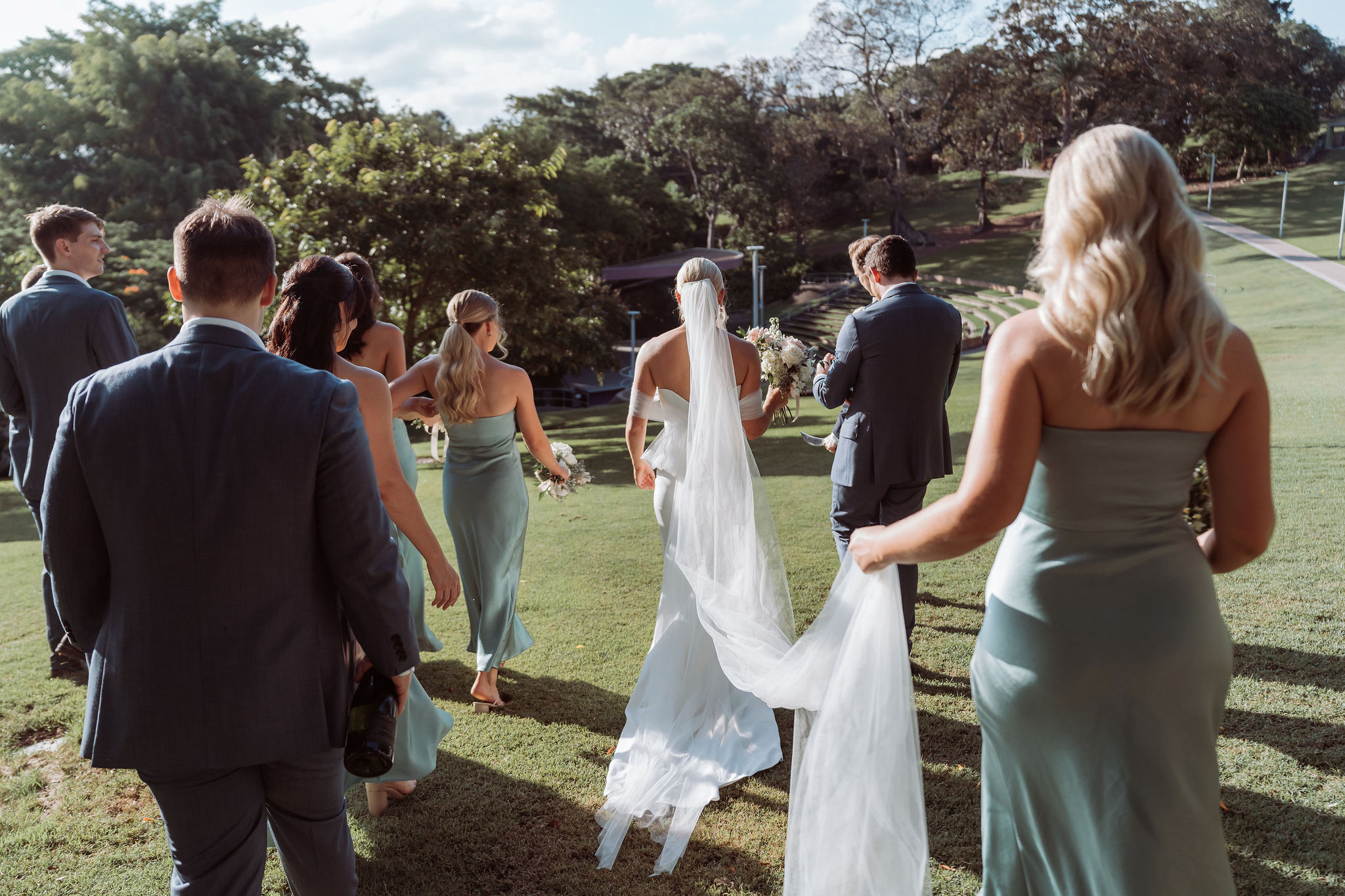 An elegant and lighthearted wedding ceremony Jamie + Cara Brisbane