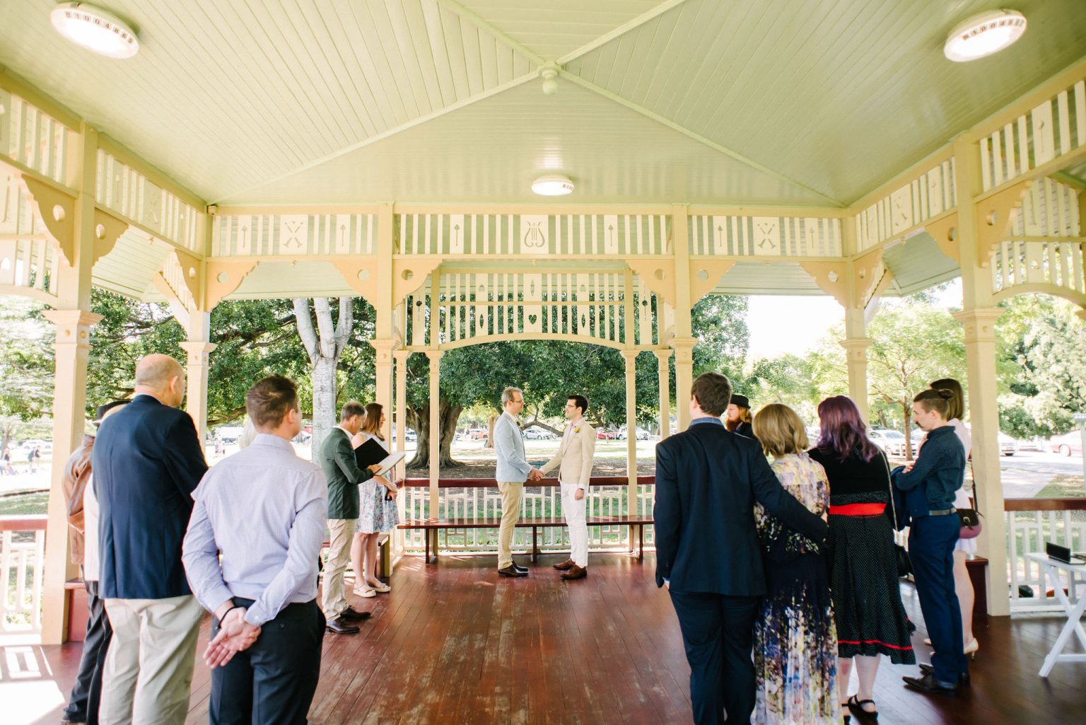 New Farm Park Elopement Jamie + Cara Brisbane City Celebrants