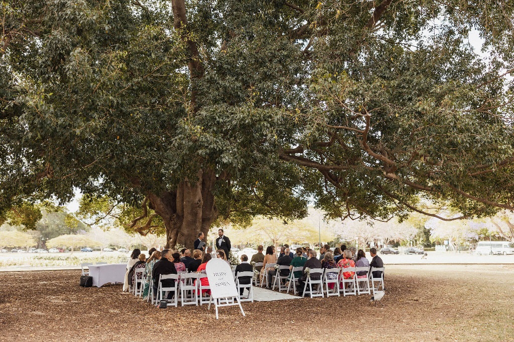 New Farm Park wedding Celebrant