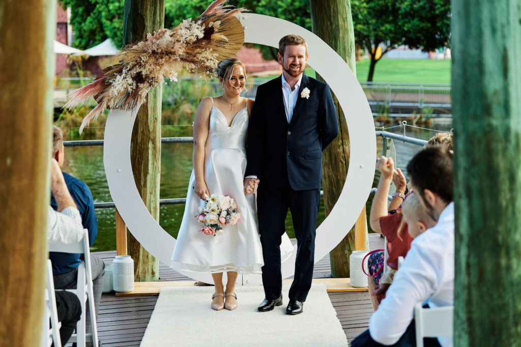 Flying Duck wedding Roma Street Parkland