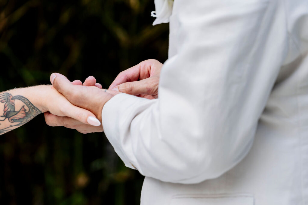 wedding rings exchange
