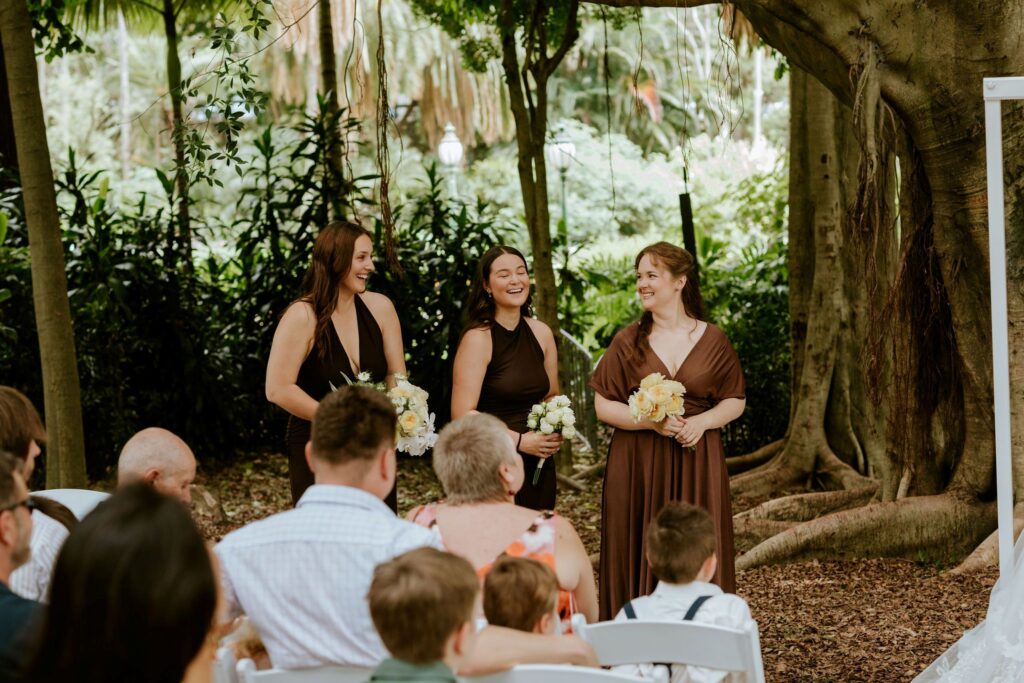 light happy wedding ceremony Brisbane